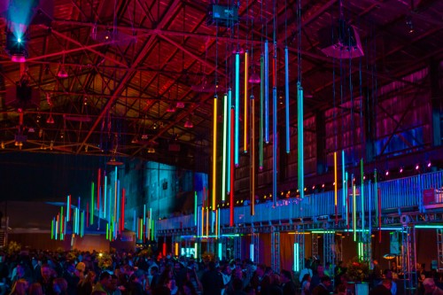 (immagine per) Tubo Led RGB Colorato 120 cm 24V opt Dimmerabile 350°
