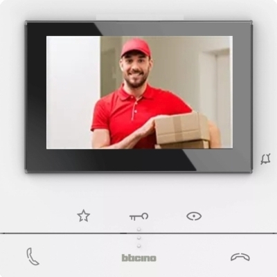 (immagine per) Monitor 5" 2 fili Bticino non connesso alla Wifi Classe 100V16B